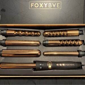 FoxyBae Rose Gold Curling Wand Set